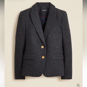 NWT JCrew Ecole blazer in herringbone wool blend, size 6